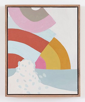 Work:&nbsp;Lovely Day Tsunami, 2026 oil on canvas 20 x 16 inches JWH197