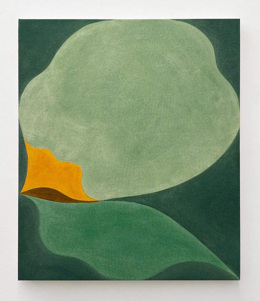 Vinna Begin
Emerald, 2026
BEG161
pigment on canvas, 36 x 30 inches